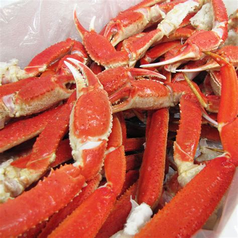 20 Lb Box Of Snow Crab Legs Food Crab