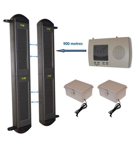 2b Solar Powered Wireless Perimeter Alarm With 2 X Power Packs