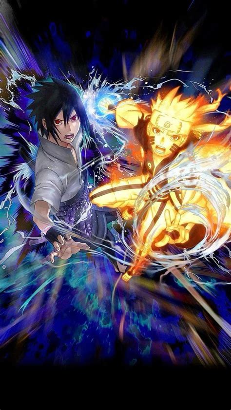 Naruto Uzumaki And Sasuke Uchiha Ultima Duo Wallpaper Naruto