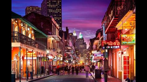 Bourbon Street Stroll New Orleans La Youtube