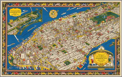 Map Of Manhattan From 1926