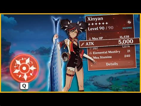 Best Build For Xinyan In Genshin Impact Weapons And Artifact Details