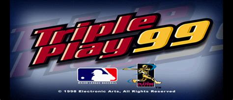 Triple Play 99 Psx Playstation