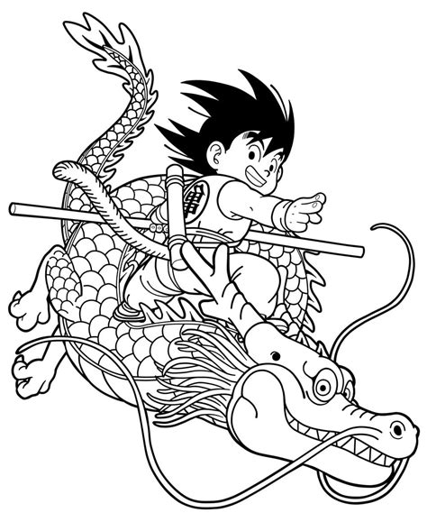 Son goku ausmalbilder