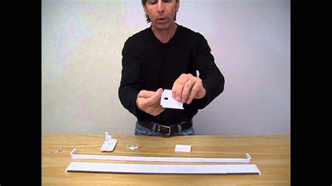 Use a pencil to indicate where the screws should go. Kirsch Continental II Curtain Rod Combo - YouTube
