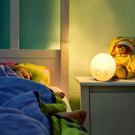 Buy Aurora Light Wake Up Light Sunrise Alarm Clock For Kids Heavy