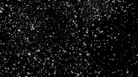 Glittering Snow Black Background Downloops Creative Motion