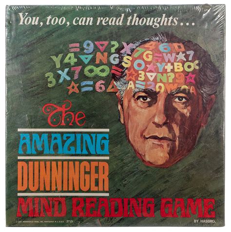 Lot Detail The Amazing Dunninger Mind Reading Game