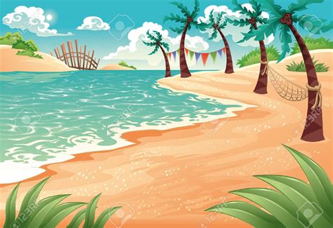 List Of Beach Cartoon Background Ideas