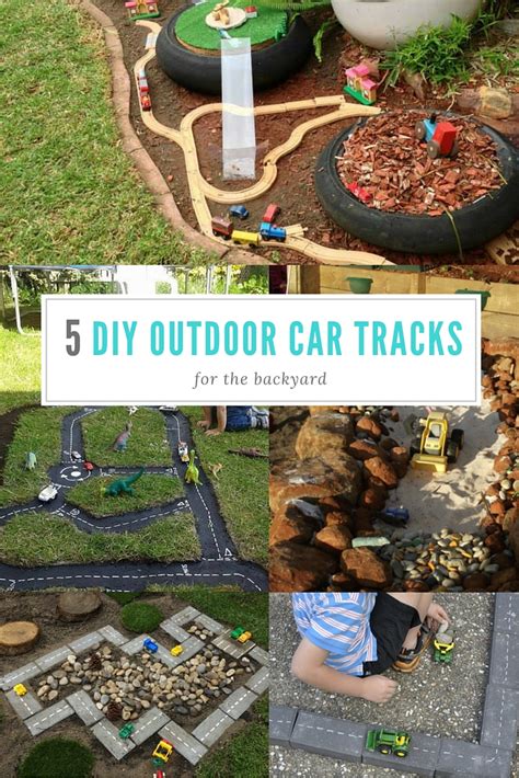 Five Diy Outdoor Tracks For Transport Play Be A Fun Mum