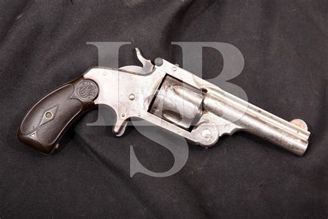 Smith And Wesson 38 Single Action Second Model 2 2nd Issue Nickel 3 14