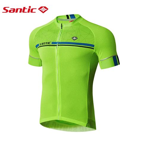 Santic Bike Jersey For Men Summer Moto Shirt Sport Clothing Short Sleeve Cycling Jersey For
