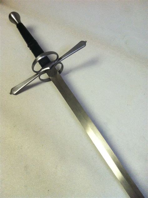 2 Ring Longsword I Straight Quillions Darkwood Armory Your Source