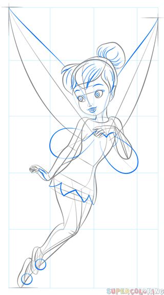 How To Draw Tinkerbell Step By Step Drawing Tutorials