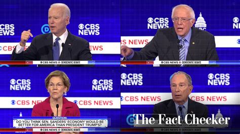 Fact Checking The 10th Democratic Primary Debate The Washington Post