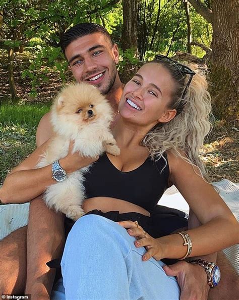 Love Island S Molly Mae Hague Goes Braless As She Poses Beside Her