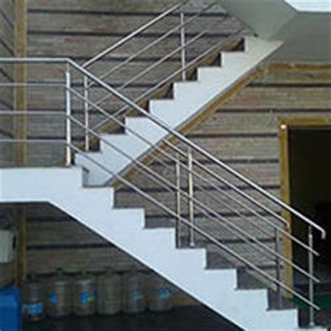 Flooring mounted and stainless steel material balcony stainless steel railing design. Stainless Steel Staircase Railing at Rs 750/piece ...