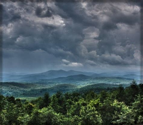Foothills Of Blue Ridge Mountains Close To My Birth Place Dalton