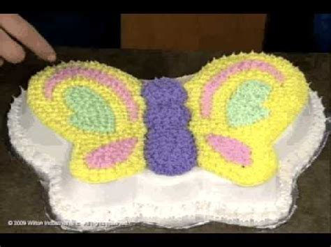 Learn new techniques and how to master this design. How to Make and Decorate a Butterfly Cake with Wilton ...