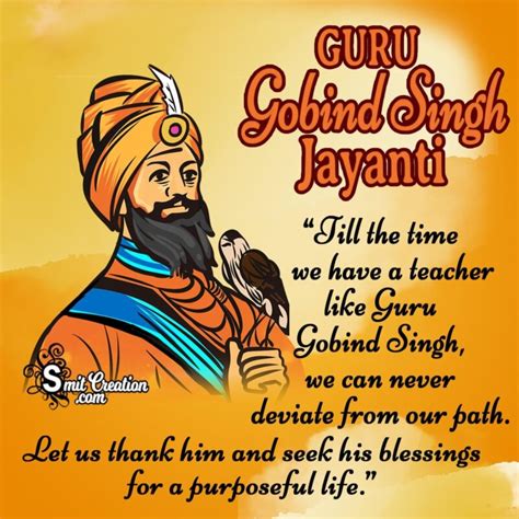 Happy Guru Gobind Singh Jayanti Wishes Blessings Messages Images