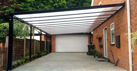 Glass Veranda Polycarbonate Carport Commercial Canopies