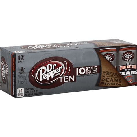 Dr Pepper Ten 12 Fl Oz Cans 12 Pack Cola My Country Mart Kc Ad