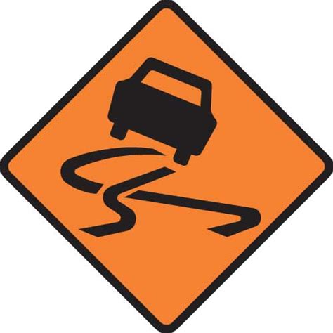 Uneven Surface Sign Level 2 Highway 1