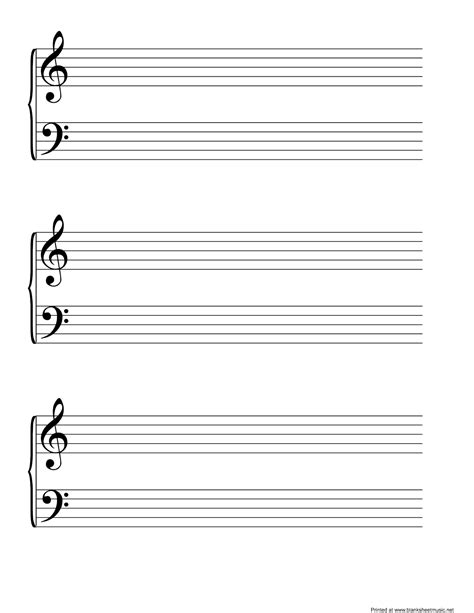 Beginner Printable Blank Piano Sheet Music Pdf Piano Chords Images