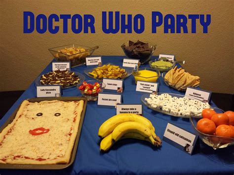 Balancing Meanderings Doctor Who Game Night Birthday Party