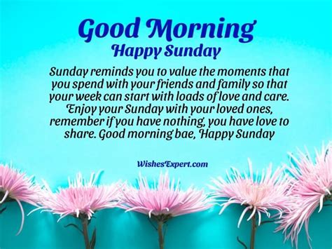 55 Best Good Morning Sunday Wishes And Quotes