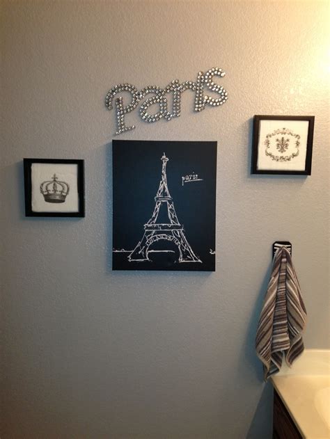 Parisian bathroom decor is elegant and striking. Paris Theme Bathroom | House | Pinterest