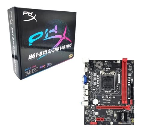 Placa Mae H61 B75 Lga 1155 Intel Ddr3hdmi 16gb 23 Ger Mercado Livre