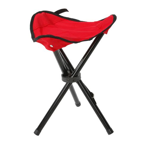 Folding compact padded stool seating chair breakfast bar stools home office uk. Tall Lightweight Portable Folding Tripod Stool Pocket ...