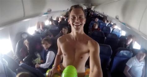 Man Wears Speedo And Inner Tube On Flight Cbs News