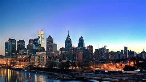 Philadelphia Pennsylvania Usa Sky Buildings Skyscrapers Skyline