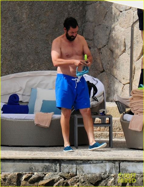 Adam Sandler Goes Shirtless During A Beach Day In Spain Photo 4605498