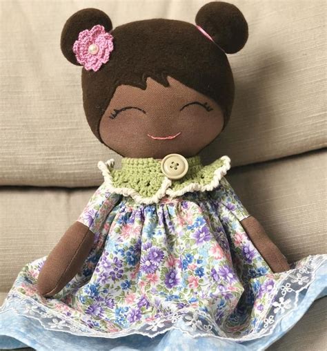 Cloth Dolls Handmade Dress Up Rag Doll Baby First Doll Stuffed 4dd