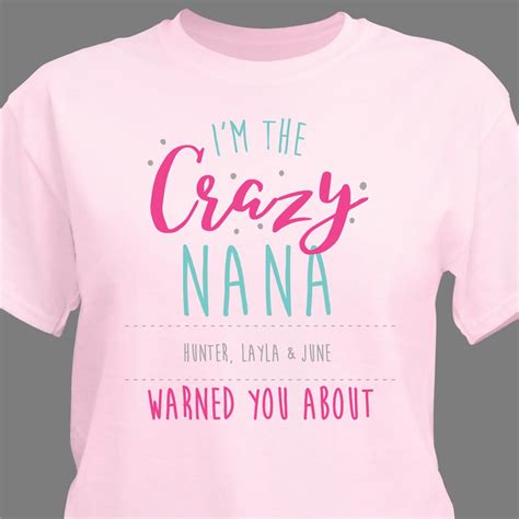 Personalized Im The Crazy Grandma T Shirt Tsforyounow