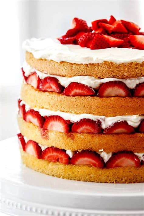 Roll out the pastry to 5mm/¼in thick and 5cm/2in larger than. BEST Strawberry Shortcake Cake (Make Ahead instructions ...