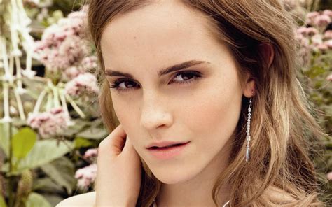 Actress Bokeh Face Emma Watson Celebrity Women Open Mouth Looking At Viewer Hd Wallpaper
