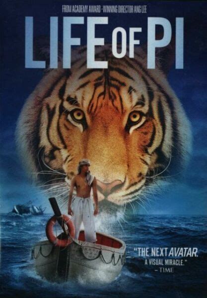 Life Of Pi Dvd Movie Fantasy Adventure Widescreen 2013 For Sale Online