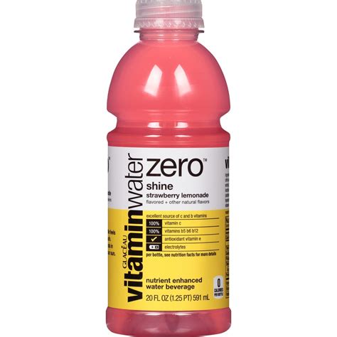 Vitamin Water Zero Lemonade Nutrition Facts Blog Dandk