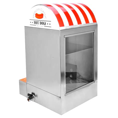 Commercial Display Electric Hot Dog Steamer Machine And Bun Warmer 110v