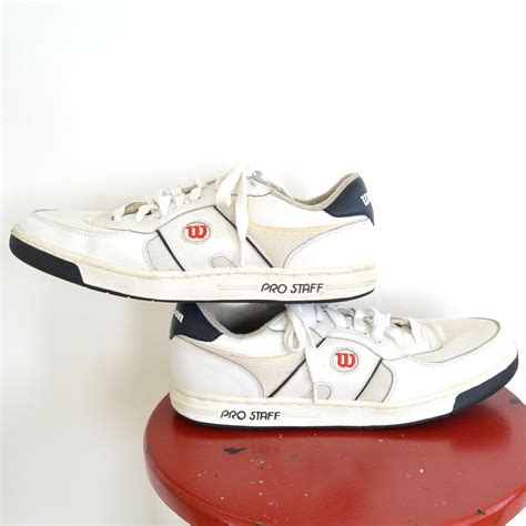 Vintage Classic Wilson Pro Staff Men S Tennis Shoes White My Xxx Hot Girl