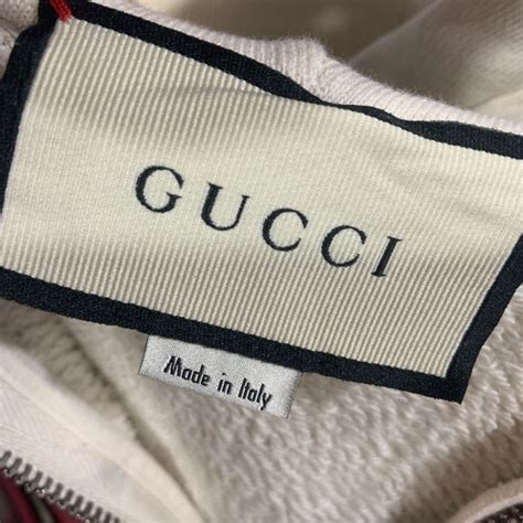 Gucci Jackets And Coats Gucci Game Logo Felted Cotton Jersey Zip