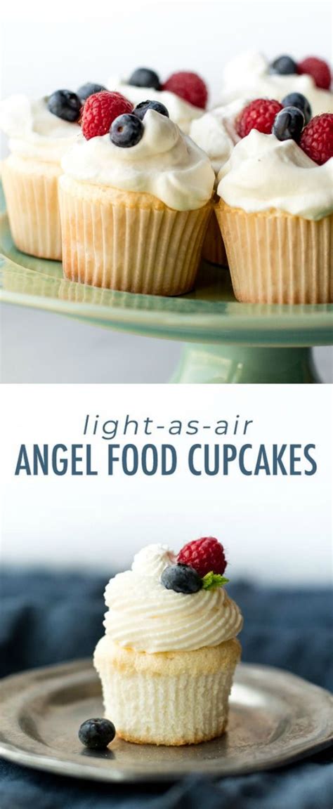 From a decadent chocolate trifle to fruity sorbets, these killer desserts are not only simple to make, but they contain less fat than your taste buds would have you think. This easy recipe for light-as-air angel food cupcakes is a ...
