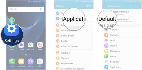 Another problem that most people shouldn't face anymore is apps not using the entire screen. Change your Galaxy S8 Default Apps • Android Flagship
