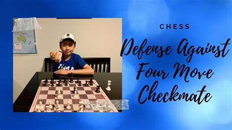 Chess How To Defend The Four Move Checkmate Beginner Chess Tutorial