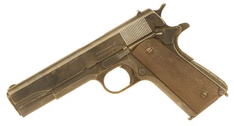 Deactivated Wwii Lend Lease Colt 1911a1 By Remington Rand Allied