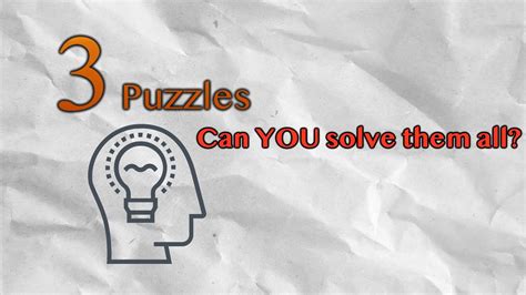 Only The Smartest Can Solve These Puzzles Youtube